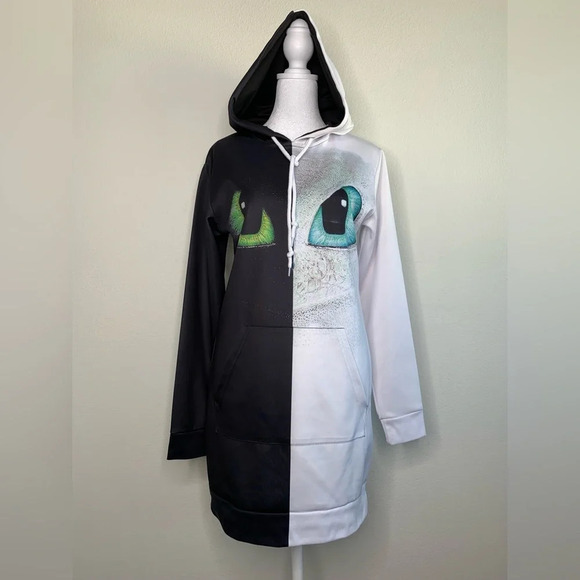 How To Train Your Dragon: Night Fury And Light Fury - Hoodies size Small - Picture 3 of 15